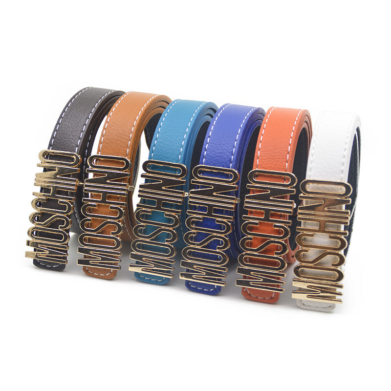 MOSCHINO Women's Fashion Letter Belt
