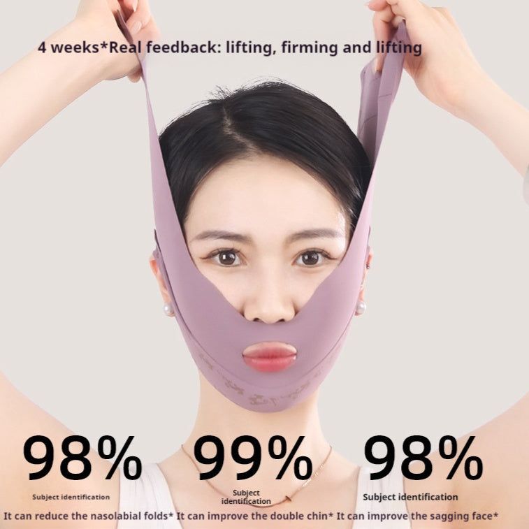 Improve French Pattern Lifting Full Face Shaping V Face Lifting Bandage Plastic Face Mask