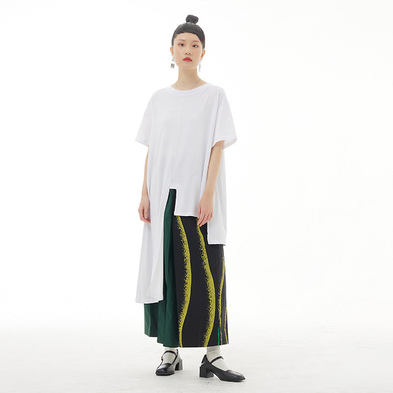 ZARA COLLETION Plus Size Women's Color Striped Printed Pants