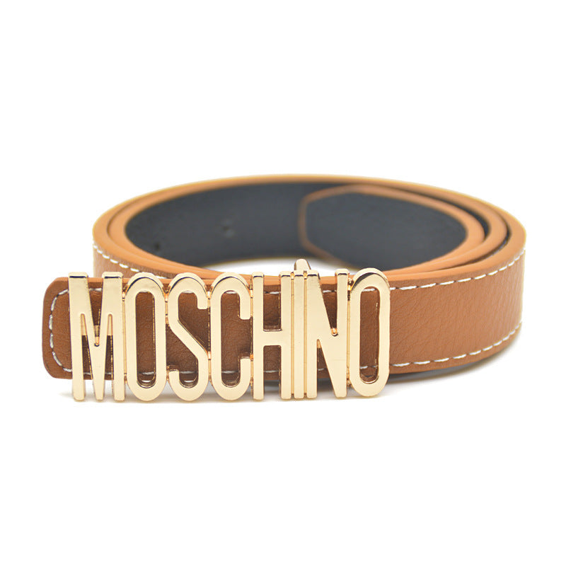 MOSCHINO Women's Fashion Letter Belt