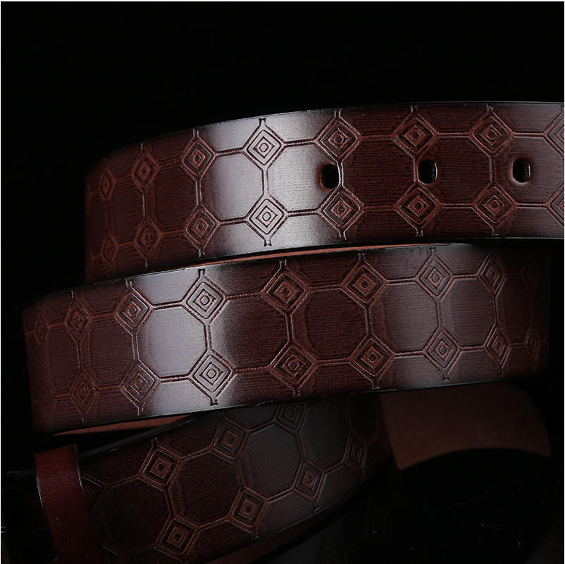New leather belt for men, European and American style belt