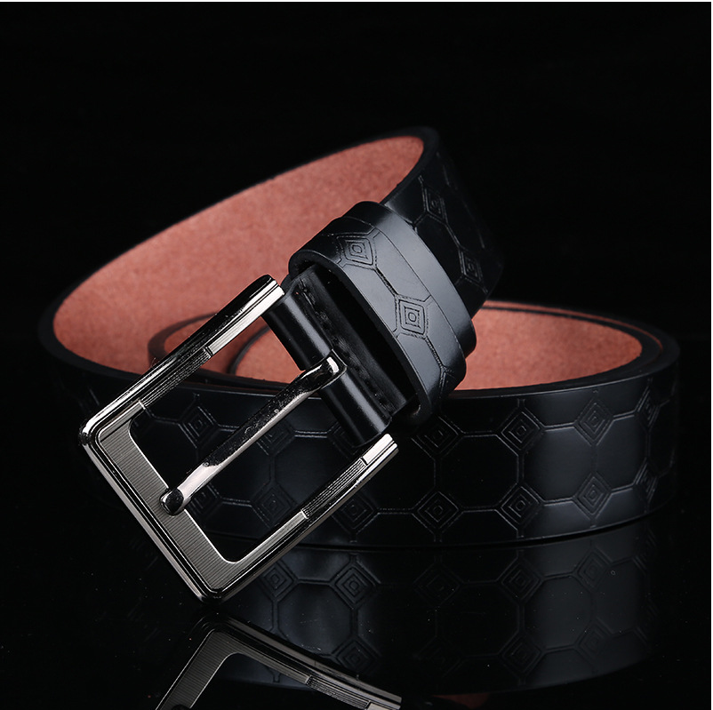 New leather belt for men, European and American style belt