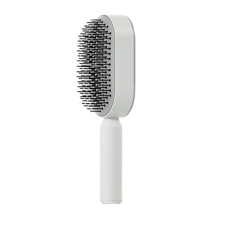 Self-Cleaning Hair Brush Self Cleaning Hair Brush For Women Massage Scalp Promote Blood Circulation Anti Hair Loss
