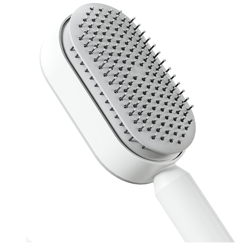 Self-Cleaning Hair Brush Self Cleaning Hair Brush For Women Massage Scalp Promote Blood Circulation Anti Hair Loss