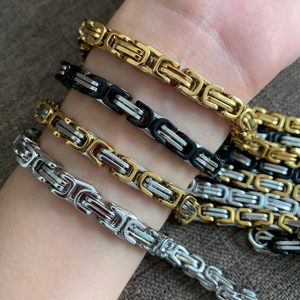 Stainless steel chain necklace