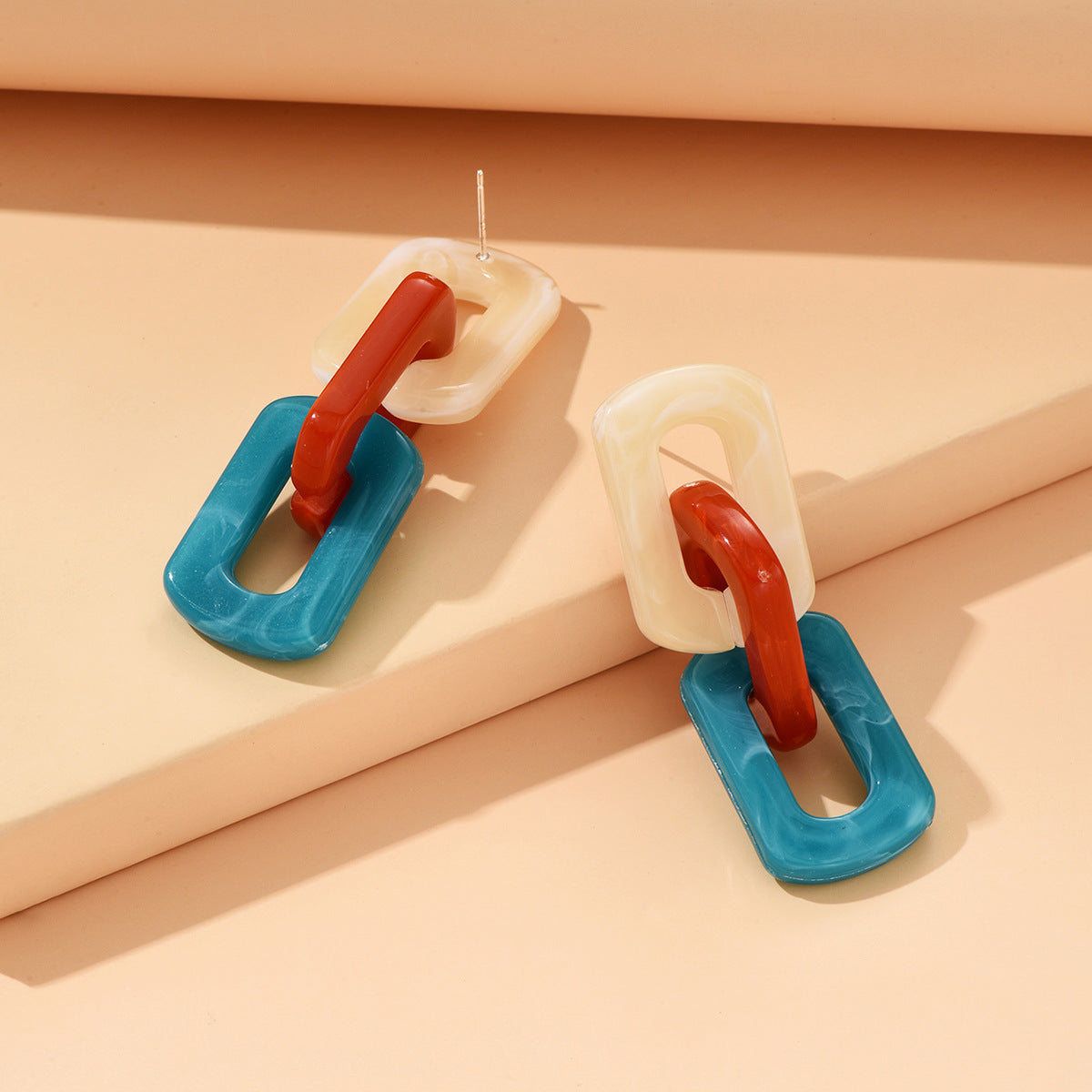 Candy Color Graceful Personality Acrylic Earrings