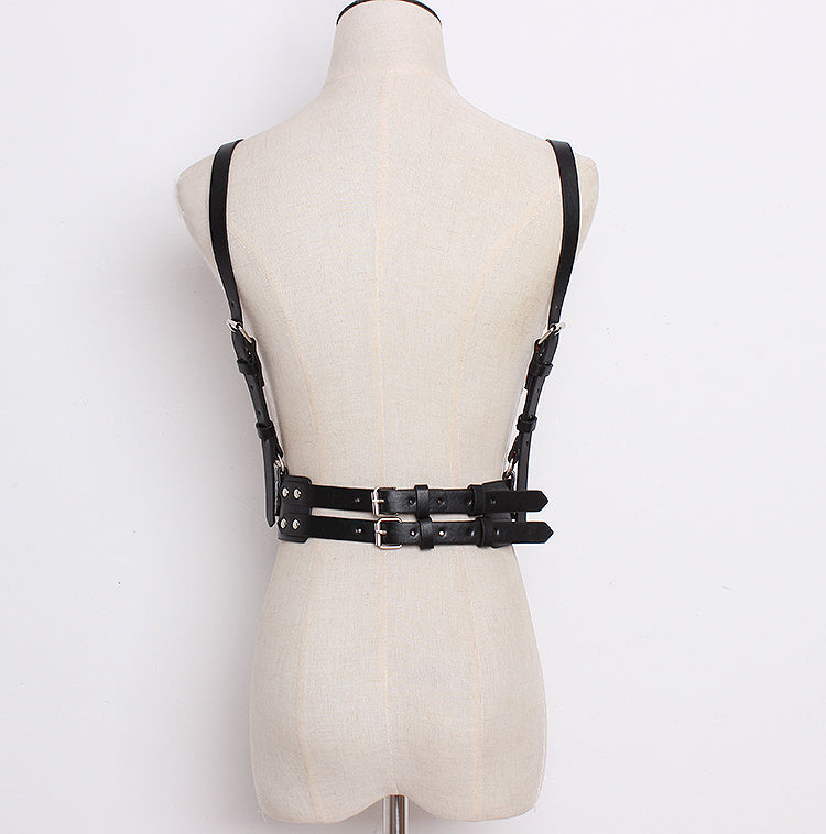 Decoration, Suspender Belt, Wide Belt, Dress All-match, Suspender-style Waist Belt