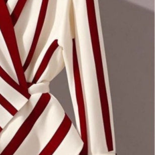 ZARA COLLECTION High-end Long-sleeved Striped Shirt