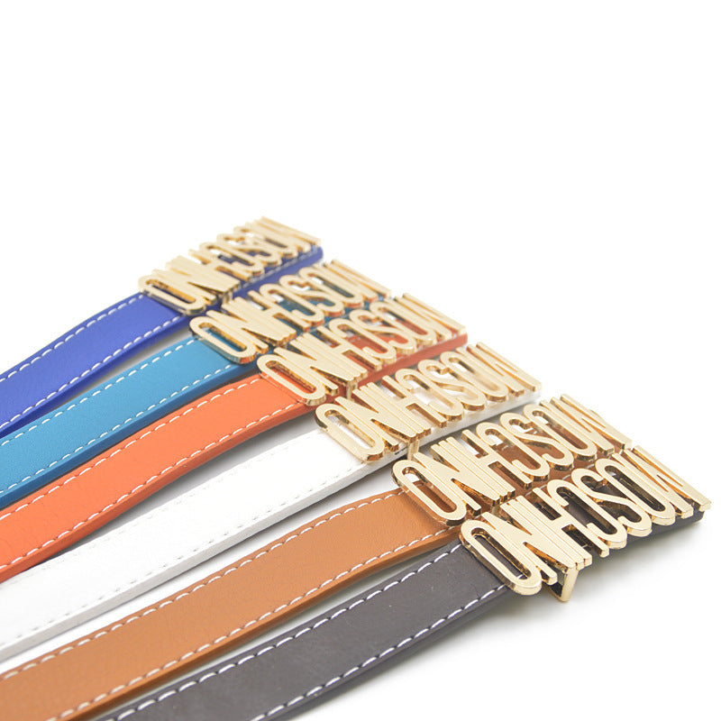 MOSCHINO Women's Fashion Letter Belt