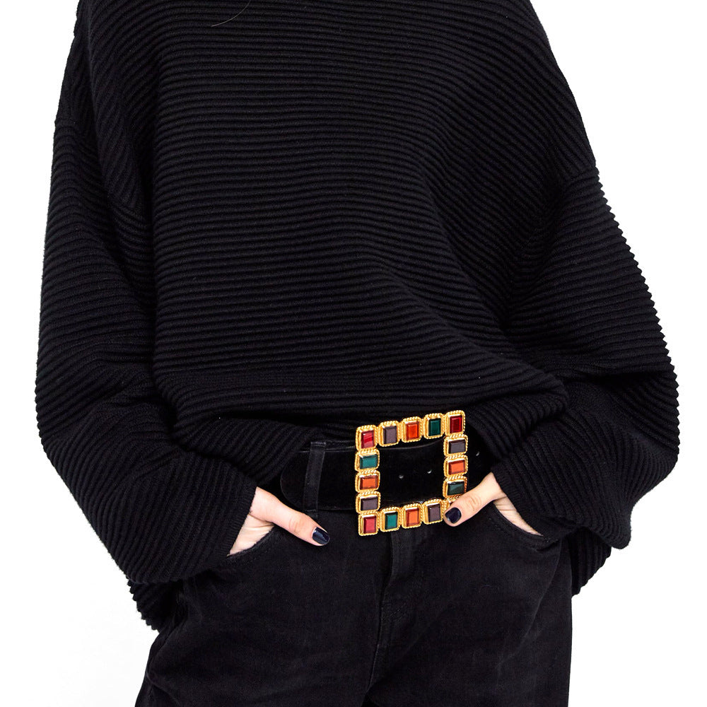 ZA velvet ladies belt
