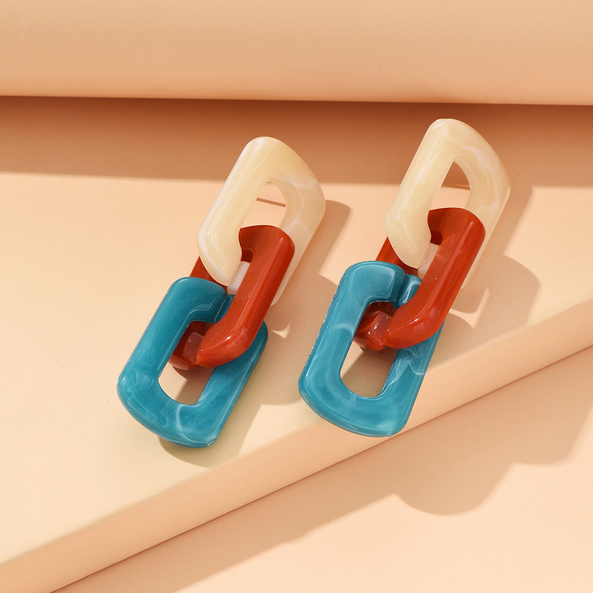Candy Color Graceful Personality Acrylic Earrings