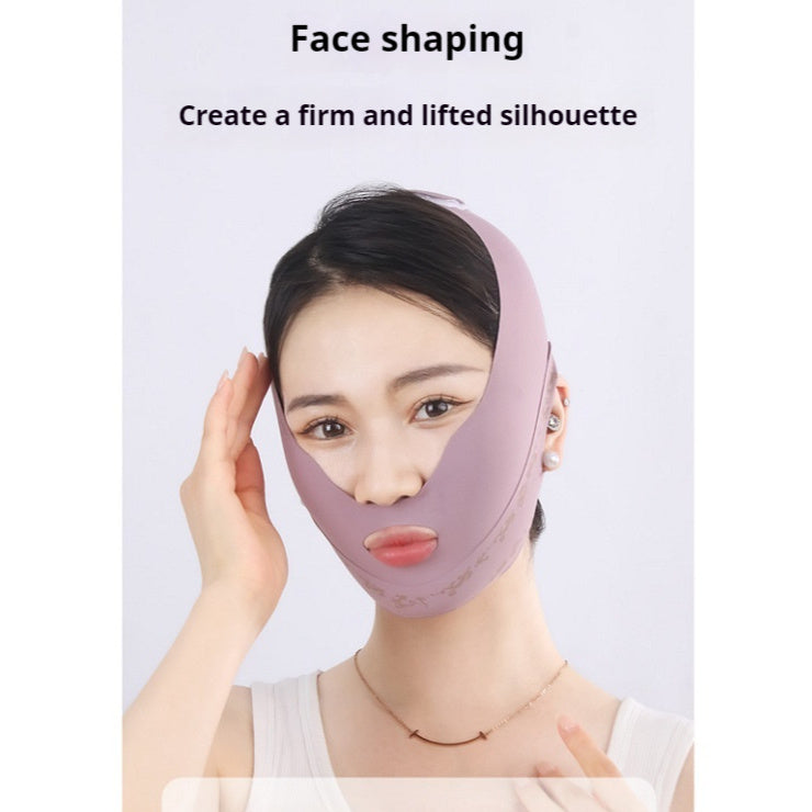 Improve French Pattern Lifting Full Face Shaping V Face Lifting Bandage Plastic Face Mask