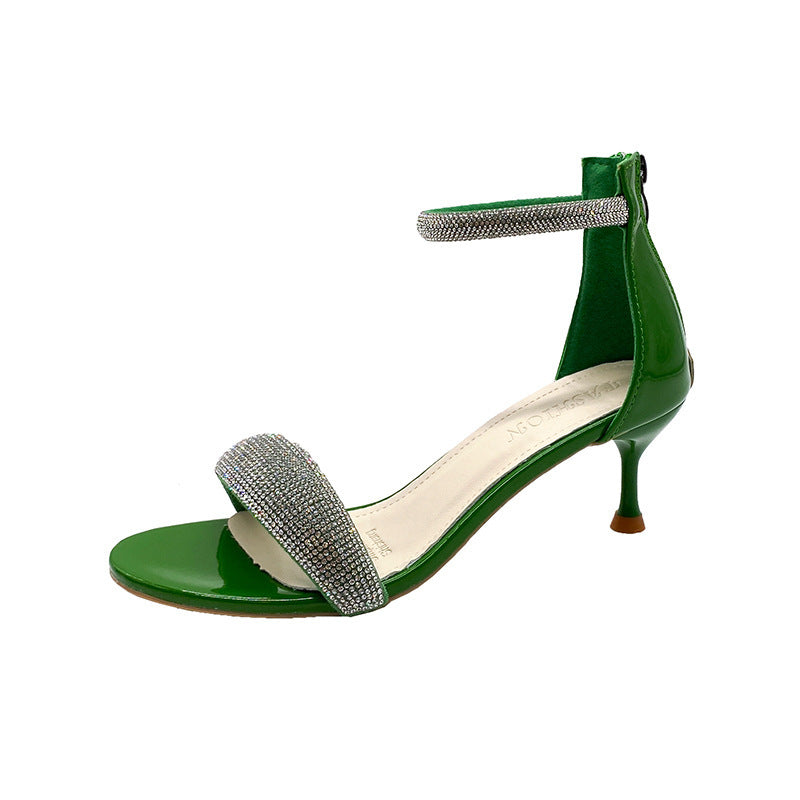 wedding Sandals Round Toe High Heels