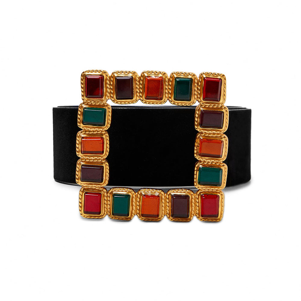 ZA velvet ladies belt