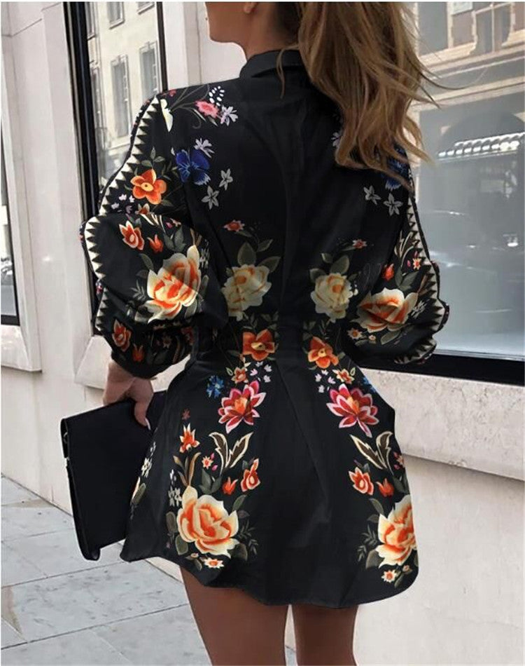 Fashion waist shirt, lantern sleeve shirt