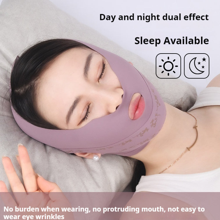 Improve French Pattern Lifting Full Face Shaping V Face Lifting Bandage Plastic Face Mask