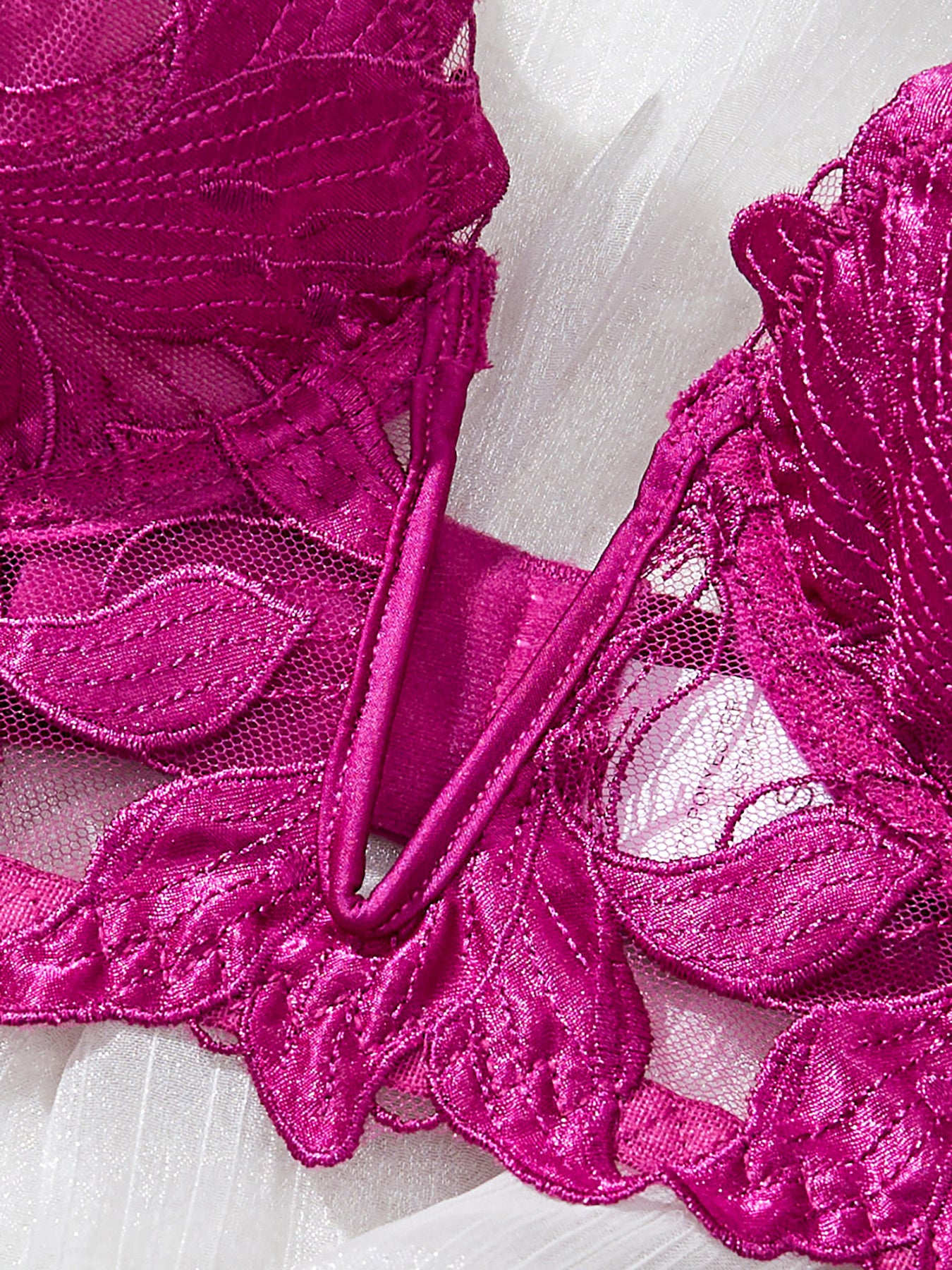 Underwear Set Embroidered Lace Bra Uniform