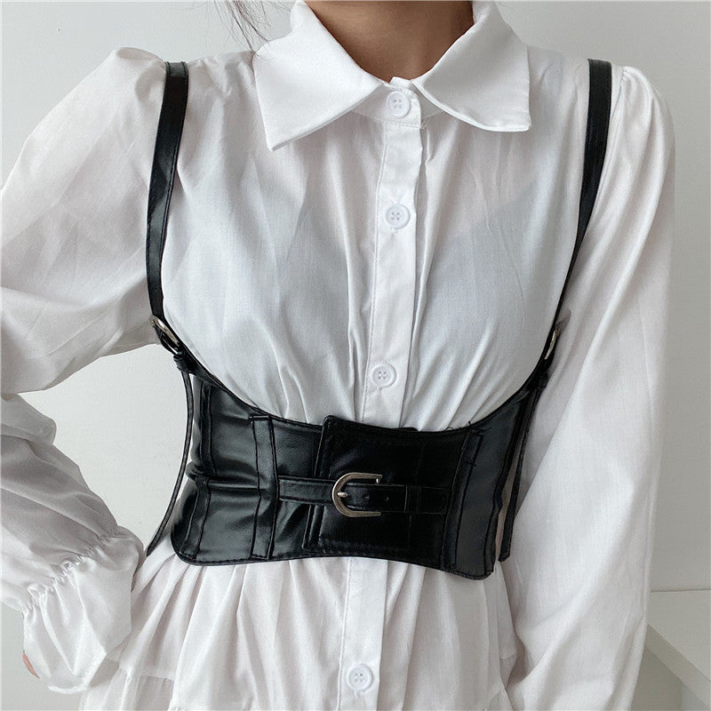 Outer Wear Waist With Dress Shirt Suit Elastic Waistband
