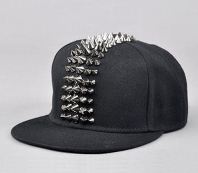 Men Hiphop Punk Rock Flat Snapback Hats