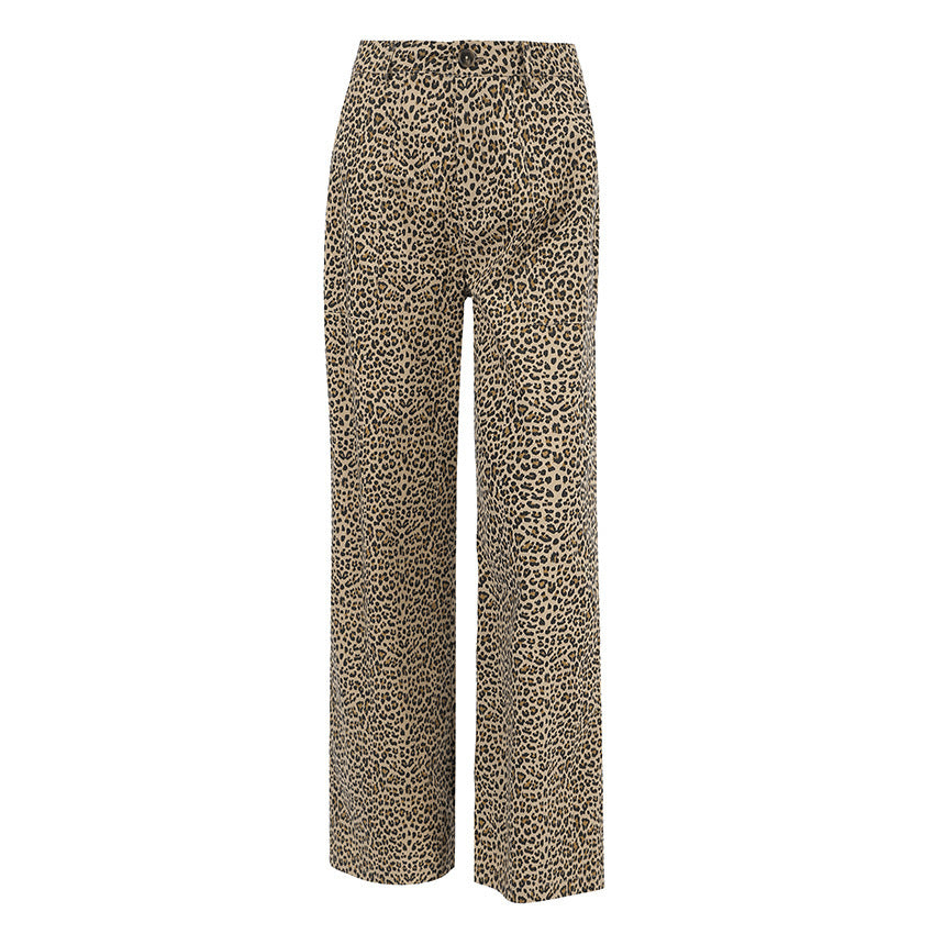 ZARA COLLECTION Fashion High Waist Wide Leg Trousers