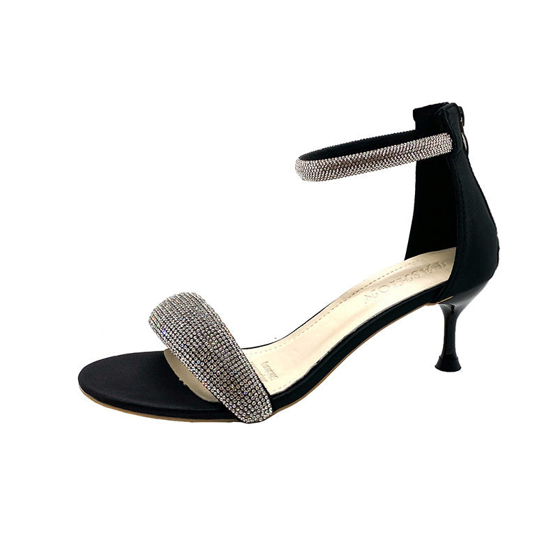 wedding Sandals Round Toe High Heels