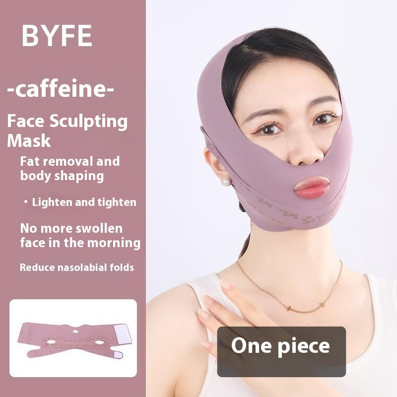 Improve French Pattern Lifting Full Face Shaping V Face Lifting Bandage Plastic Face Mask