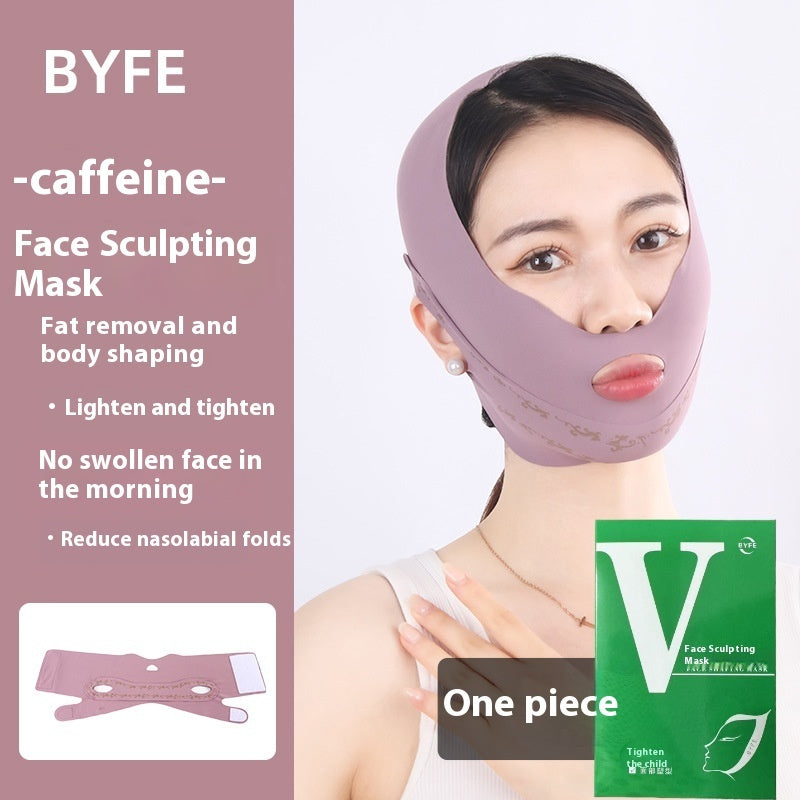 Improve French Pattern Lifting Full Face Shaping V Face Lifting Bandage Plastic Face Mask