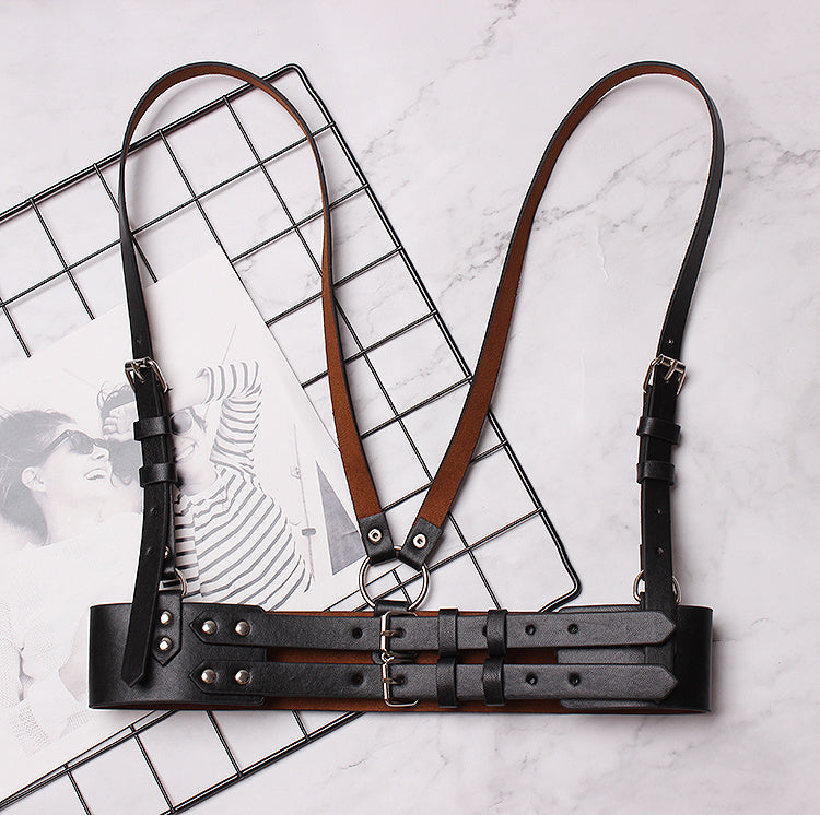 Decoration, Suspender Belt, Wide Belt, Dress All-match, Suspender-style Waist Belt