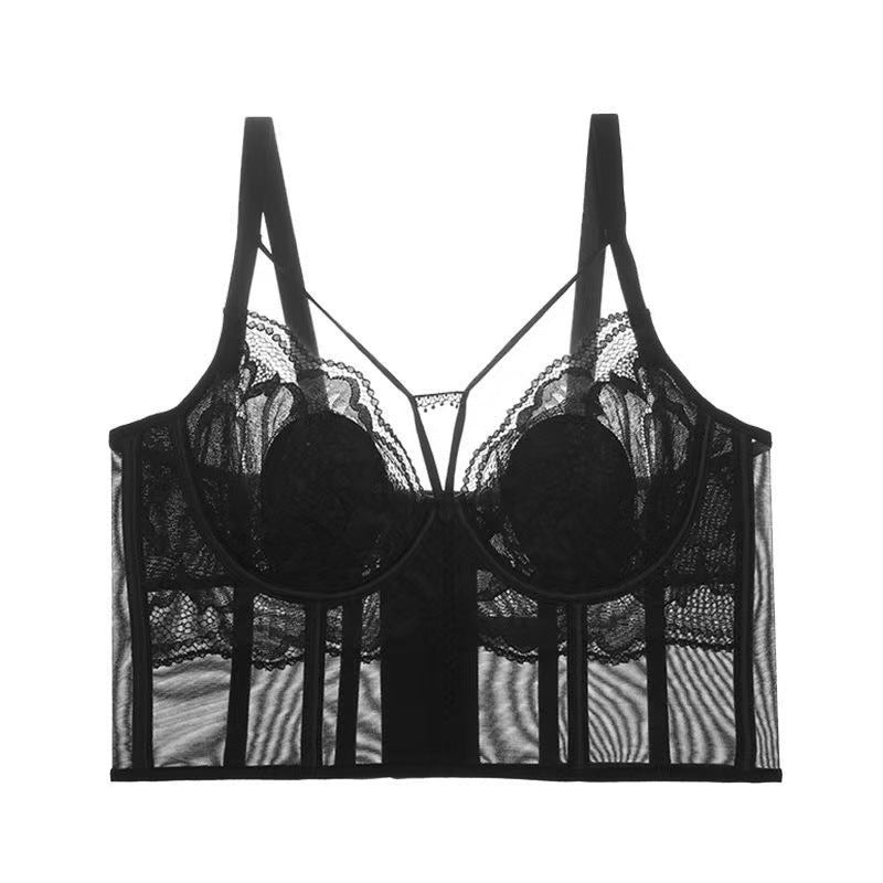 French Lace Fishbone Underwear Accessory Breast Push Up Anti-sagging