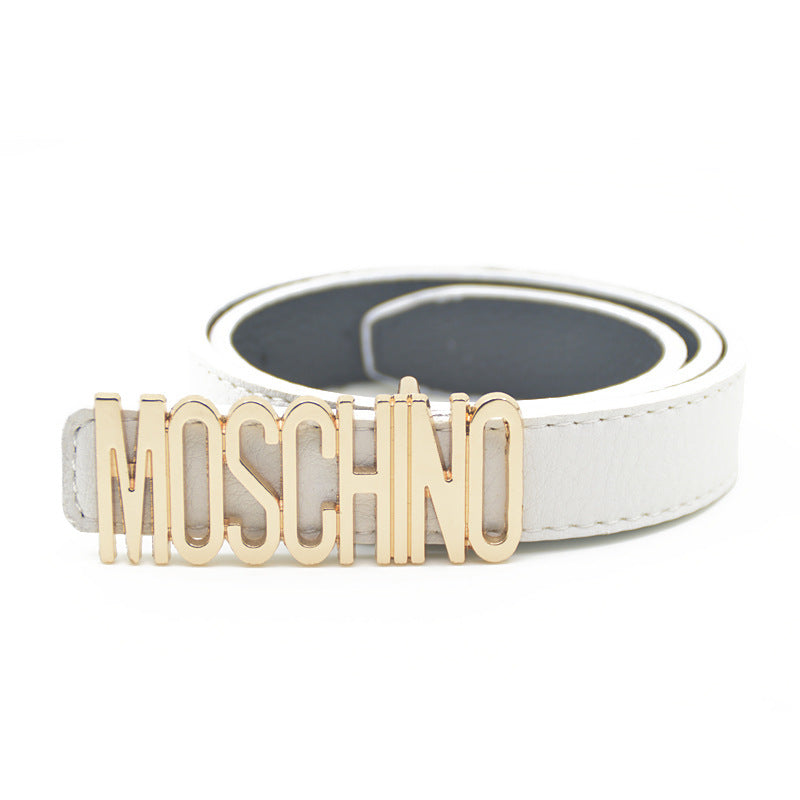 MOSCHINO Women's Fashion Letter Belt