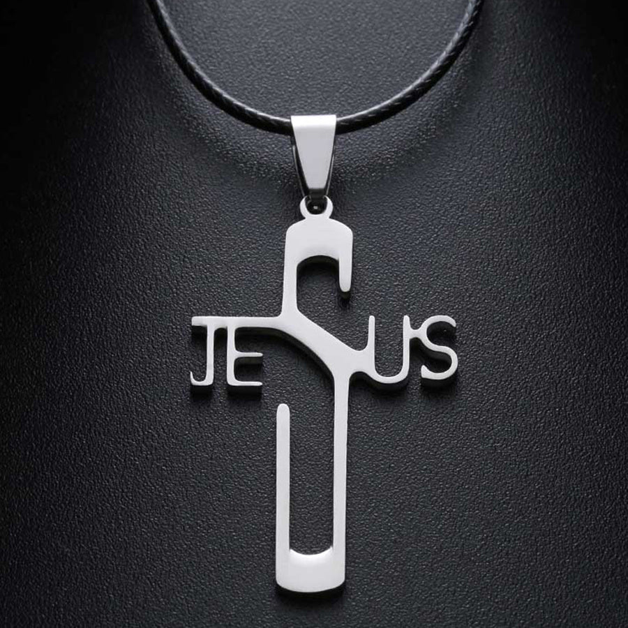 JESUS Jesus Cross Necklace