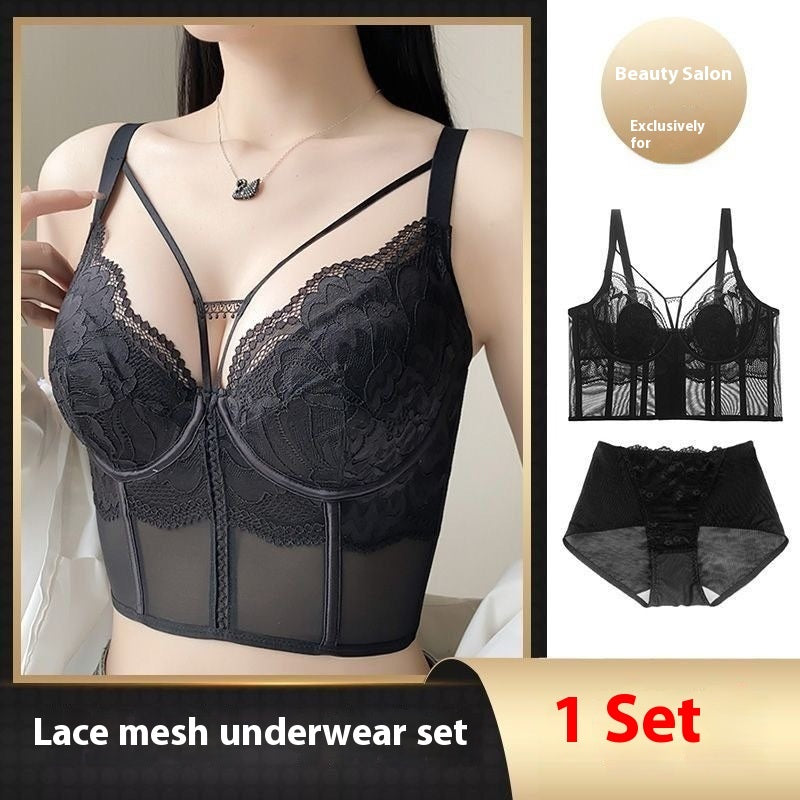 French Lace Fishbone Underwear Accessory Breast Push Up Anti-sagging