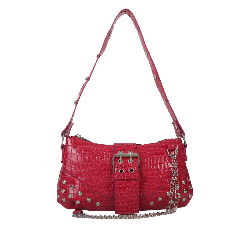 Fashionable Texture Commute Leisure Shoulder Handbag
