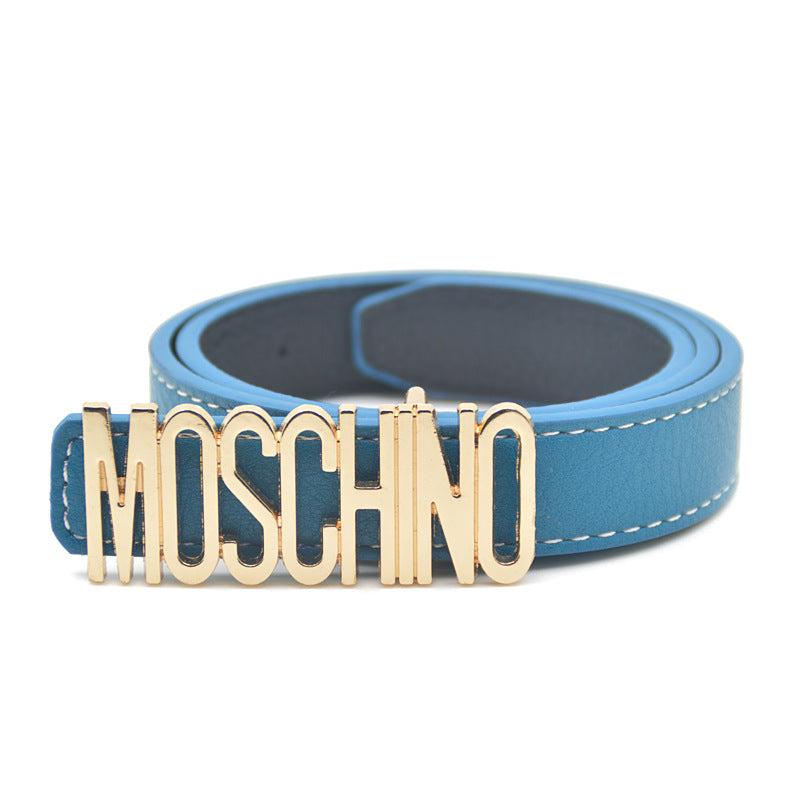 MOSCHINO Women's Fashion Letter Belt