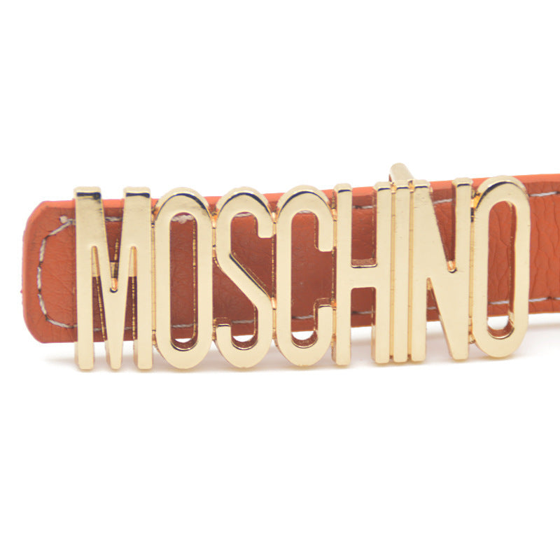 MOSCHINO Women's Fashion Letter Belt