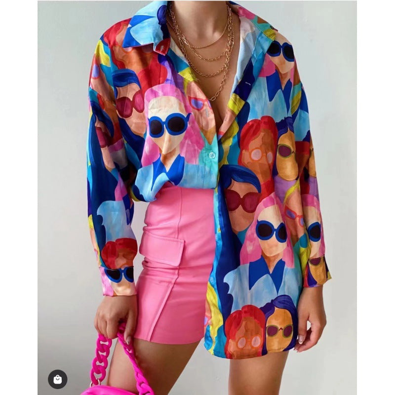 Women's long-sleeved shirt