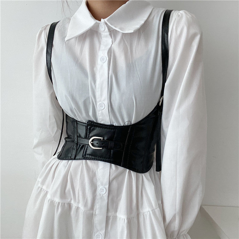 Outer Wear Waist With Dress Shirt Suit Elastic Waistband