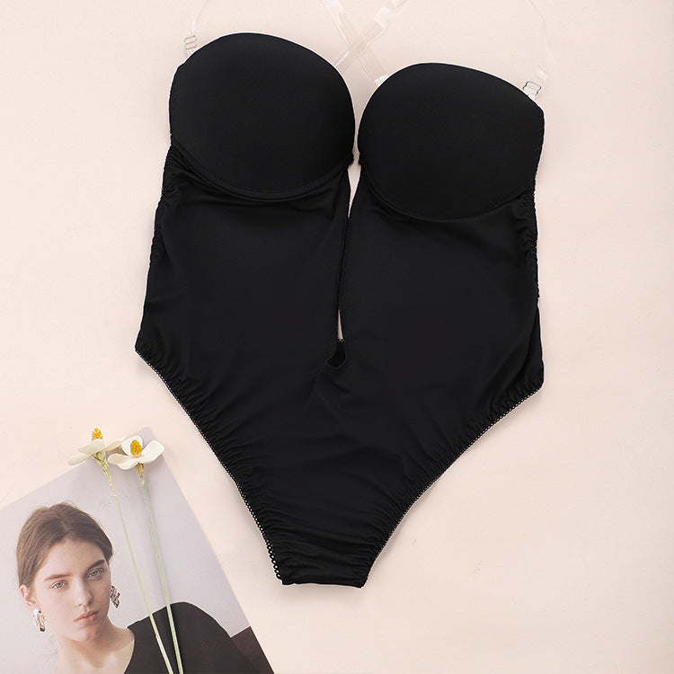 One-piece Underwear Bra With Big Breasts Showing Off And Gathering