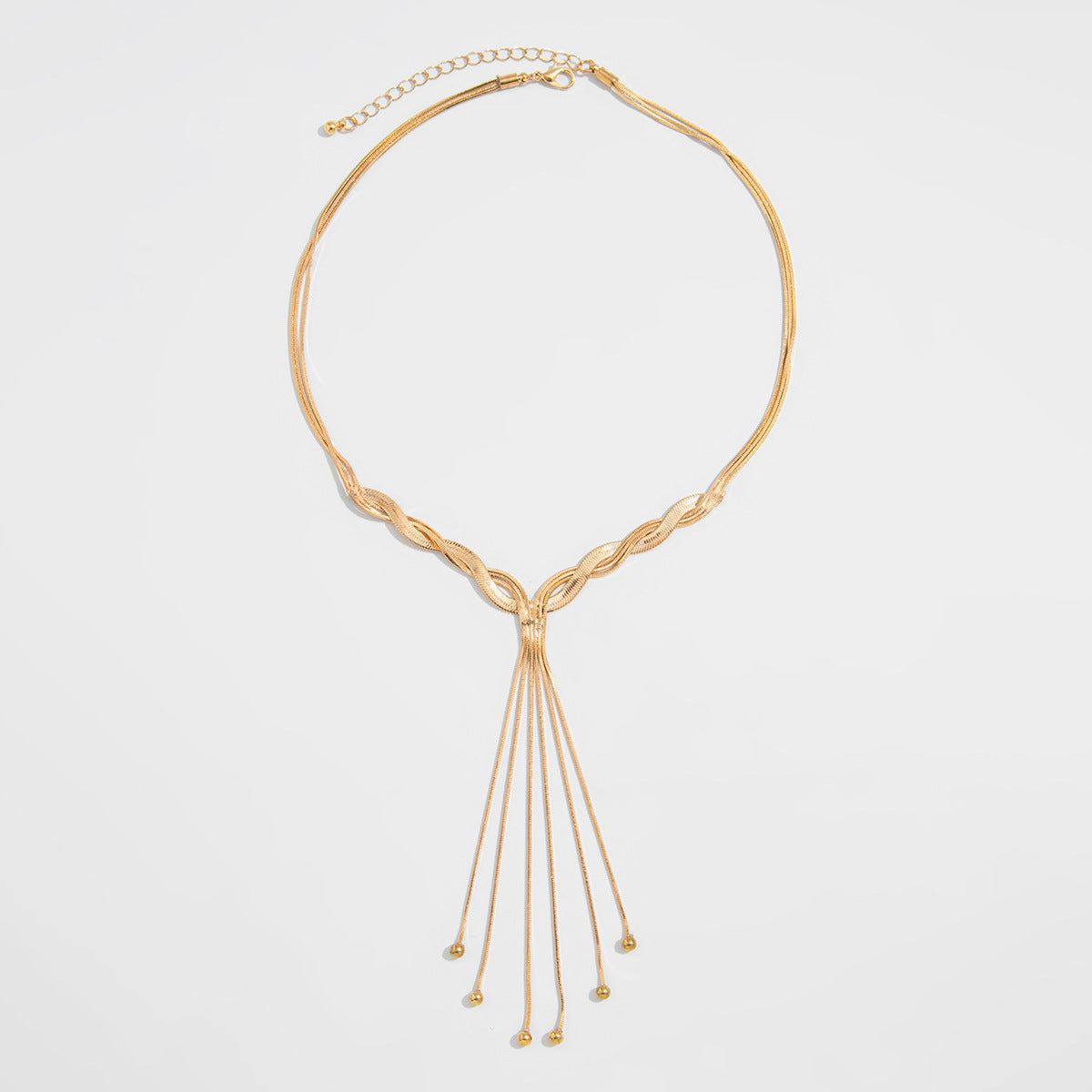 Simple Hip Hop Long Clavicle Chain