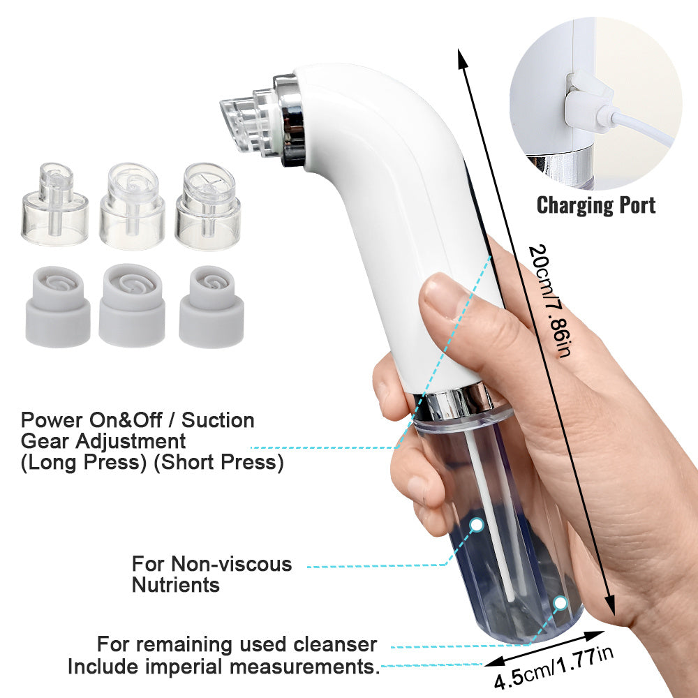 Skin Cleansing Oxygenation Cleanser Beauty Electric Blackhead Suction Instrument