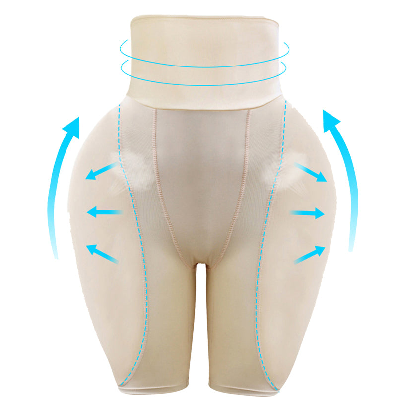 High-waisted pants for fat buttocks