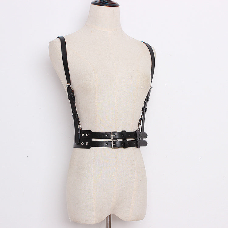 Decoration, Suspender Belt, Wide Belt, Dress All-match, Suspender-style Waist Belt