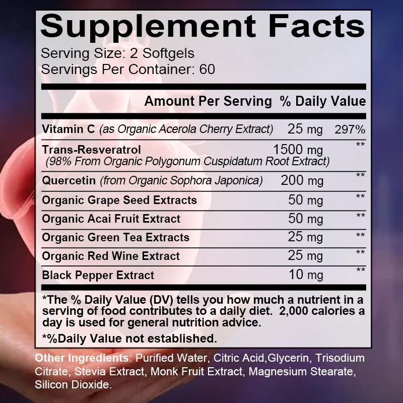 Cholesterol, Resveratrol Capsules Resveratrol Capsules