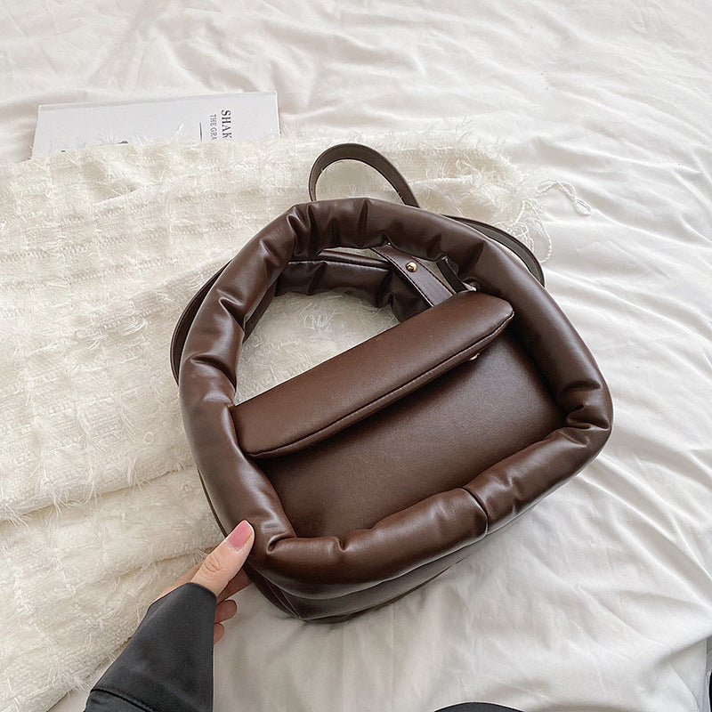 Women's New Personalized Cotton Suit Handbag