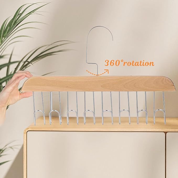 3Pcs Bra Hangers For Closet Organizer, Tank Top Hanger With 8 Hooks, Camisoles, Scarfs Or Belts