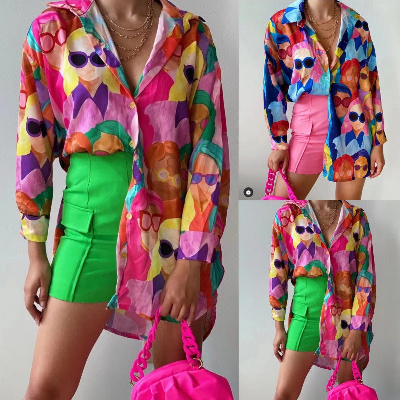 Women's long-sleeved shirt
