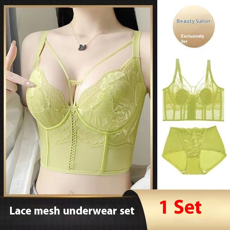 French Lace Fishbone Underwear Accessory Breast Push Up Anti-sagging