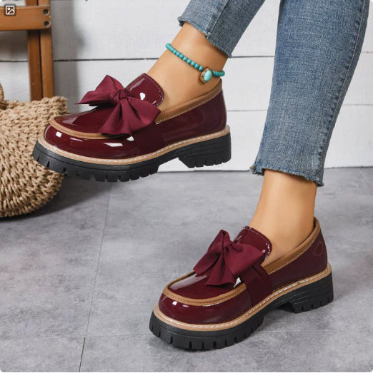 Spring And Autumn Lafo Womens Suede Leather Shoes