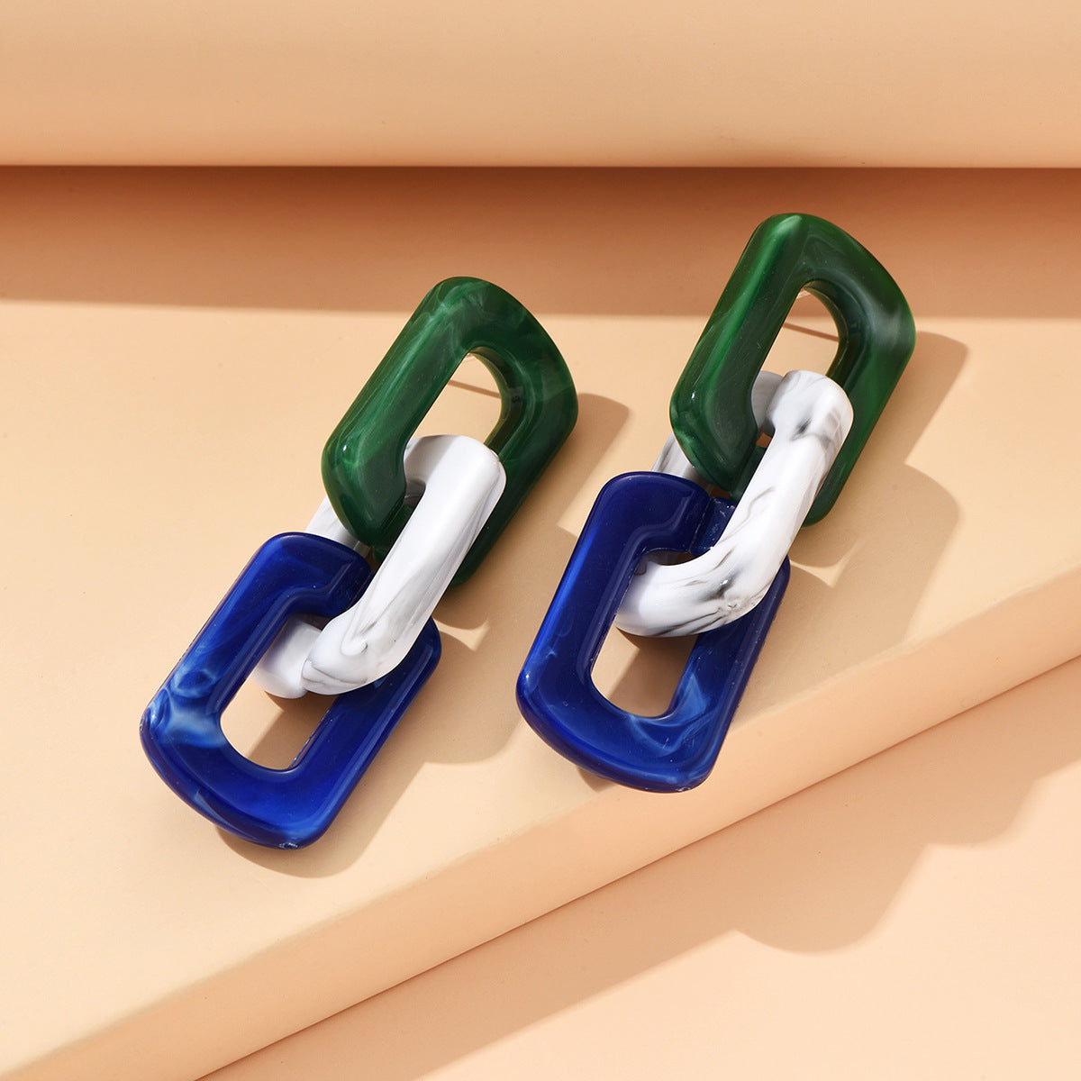 Candy Color Graceful Personality Acrylic Earrings