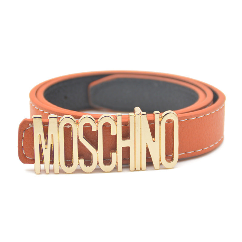 MOSCHINO Women's Fashion Letter Belt